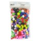 Pompons tailles et couleurs assorties x300