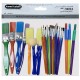 Lot de 25 pinceaux et brosses Ecole