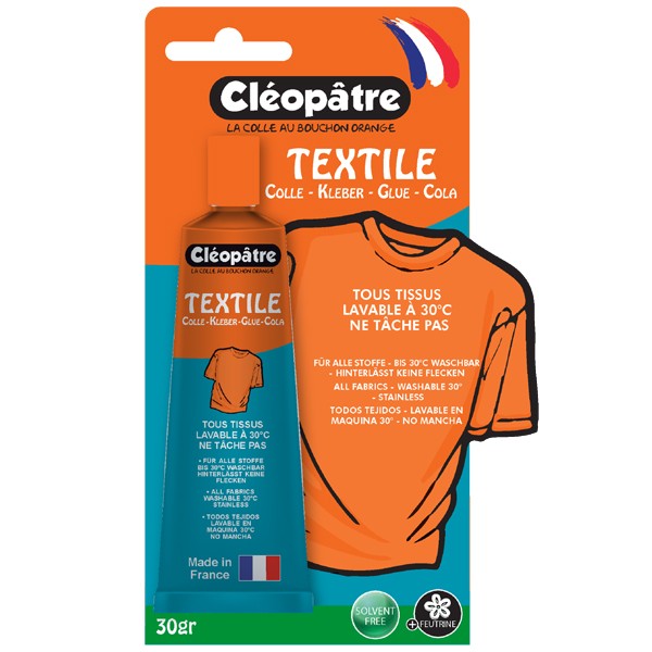 Colle textile 100ml - Colle textile pour différents types de textile