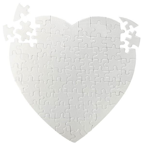Puzzles 6 pièces avec coeur approprié