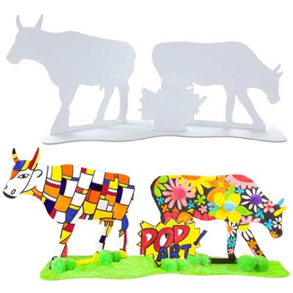 Moule à modelage vache 3D