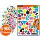 900 Gommettes « SPLASH » couleurs vives