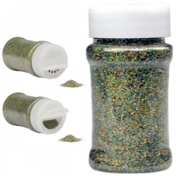 Pot de 35g de paillettes végétales, multicolore