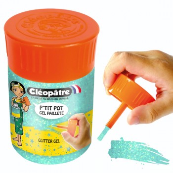 P’tit pot de Gel Pailleté 50ml - Néon Bleu Glacé