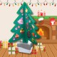 15 Sapins en carton à décorer - 24cm