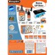 Coffret Créatif Résine UV 25ml + Lampe UV 24W + 9 pots accessoires or/argent + 2 moules