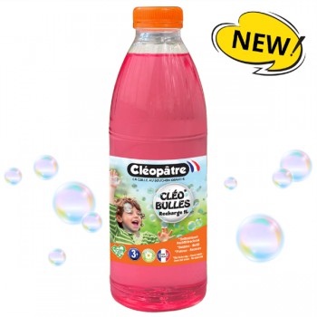 CLÉO’BULLES RECHARGE 1L de solution à bulles pour les enfants - Rose