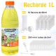 CLÉO’BULLES RECHARGE 1L de solution à bulles pour les enfants - Jaune