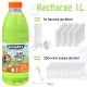 CLÉO’BULLES RECHARGE 1L de solution à bulles pour les enfants - Vert